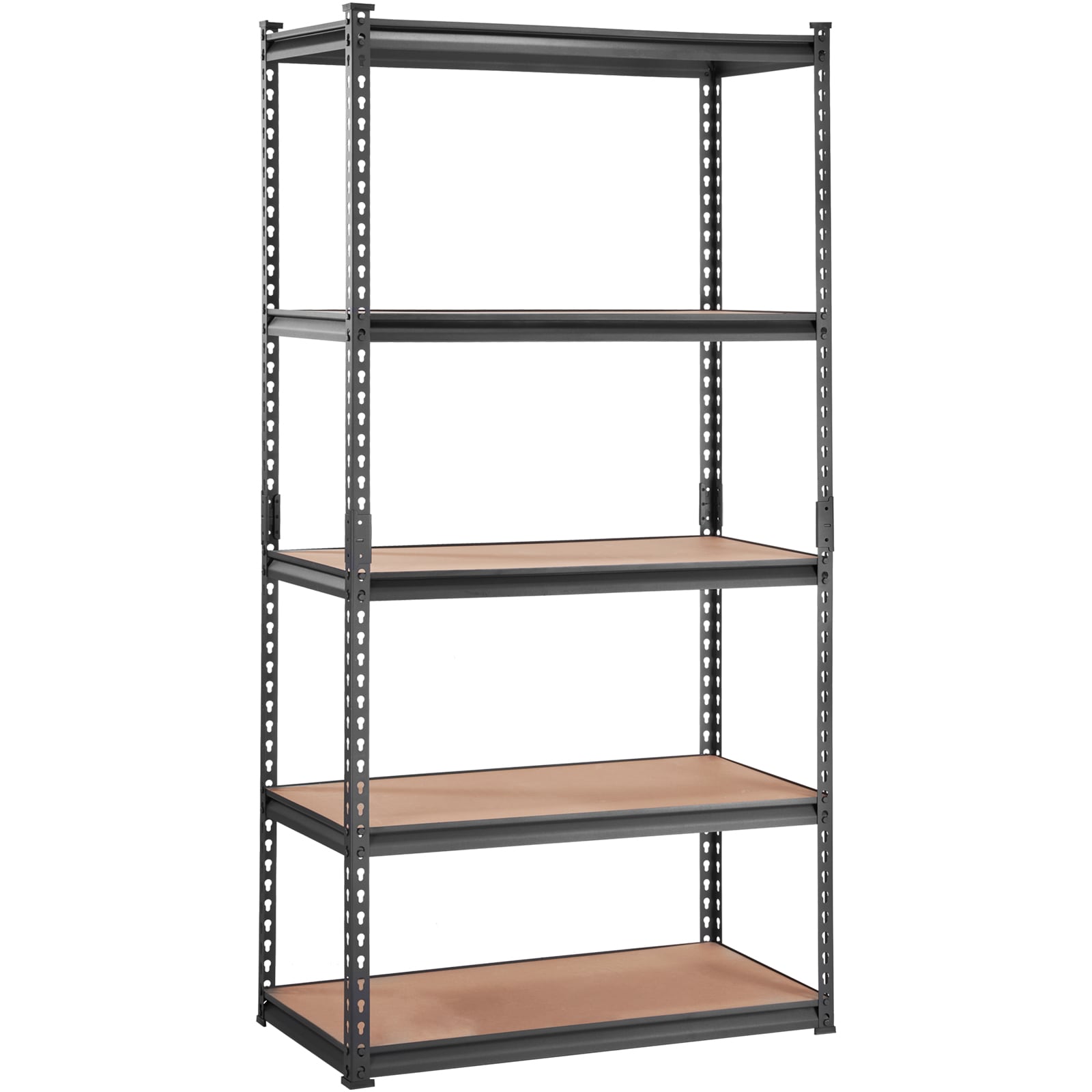 Heavy Duty Metal Storage Shelving 5 Tier Adjustable Utility Rack_voghion.com